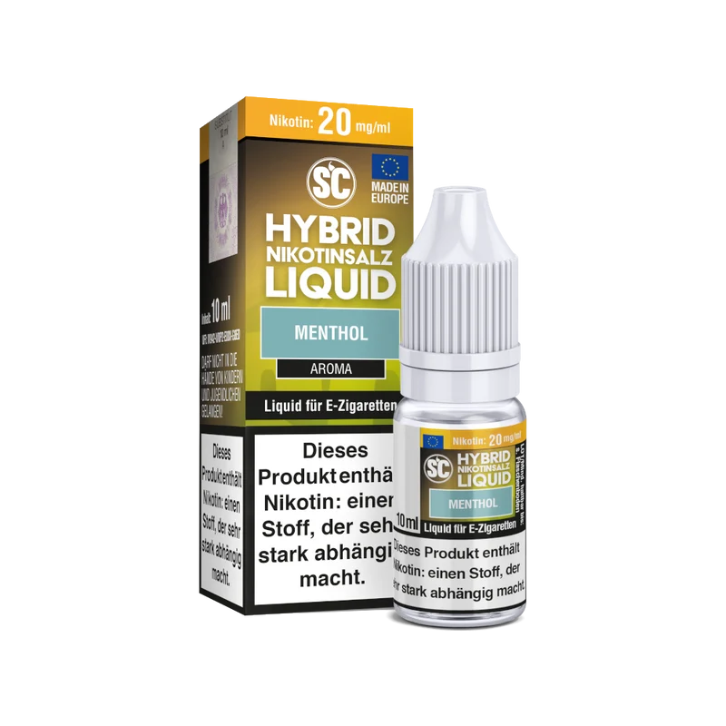 SC Menthol Hybrid Nikotinsalz Liquid - 10ml E-Liquid für E-Zigaretten