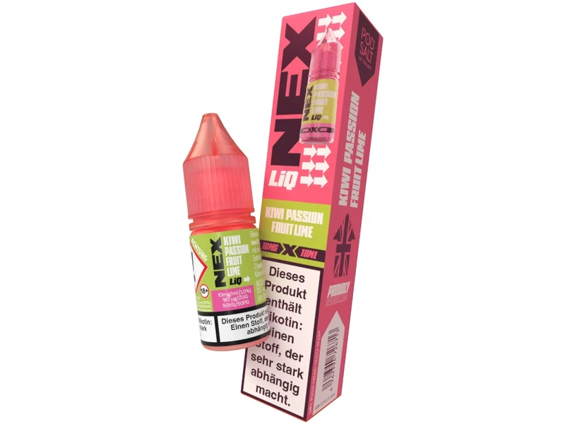 Pod Salt NexLiq Nikotinsalz Liquid – Kiwi Passionfruit Lime – 10 ml