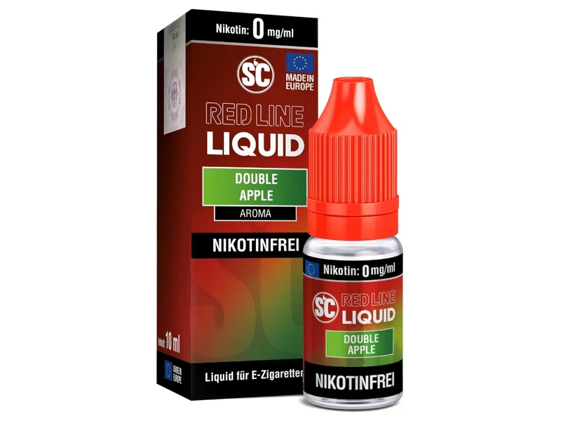 SC Red Line Double Apple Liquid – Apfel & Menthol mit Kühleffekt 10ml