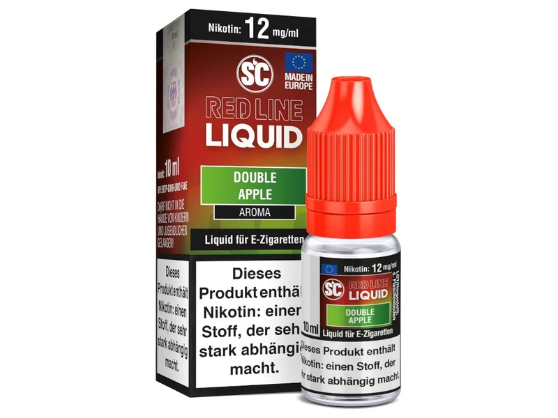 SC Red Line Double Apple Liquid – Apfel & Menthol mit Kühleffekt 10ml