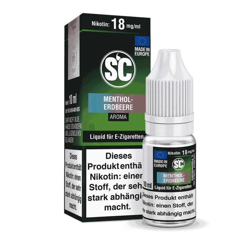 SC Menthol-Erdbeere Liquid