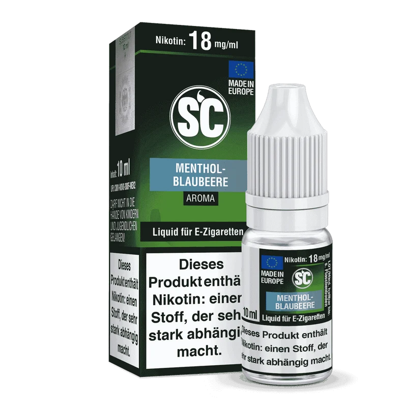 Menthol-Blaubeere E-Zigaretten Liquid
