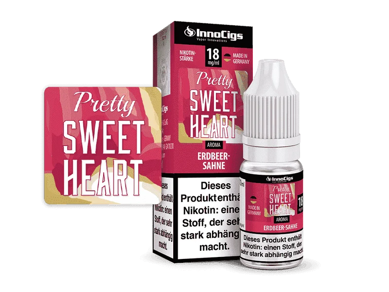 InnoCigs Pretty Sweetheart Sahne-Erdbeer Aroma Liquid