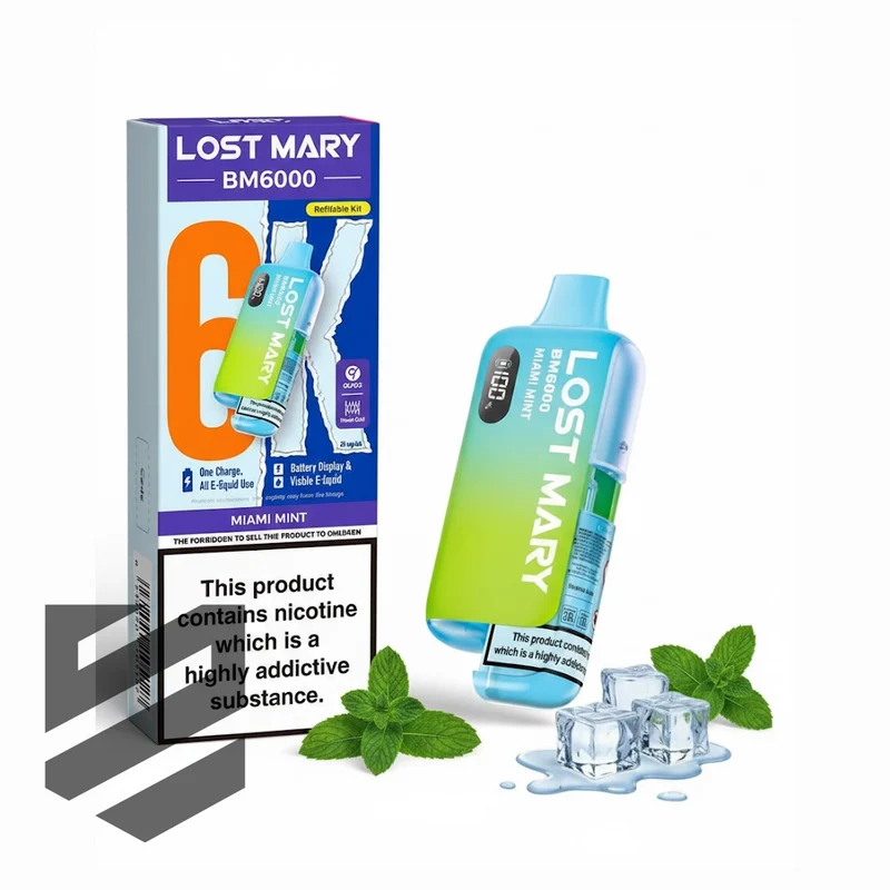 Lost Mary BM6000 Prefilled Pod Kit – Miami Mint