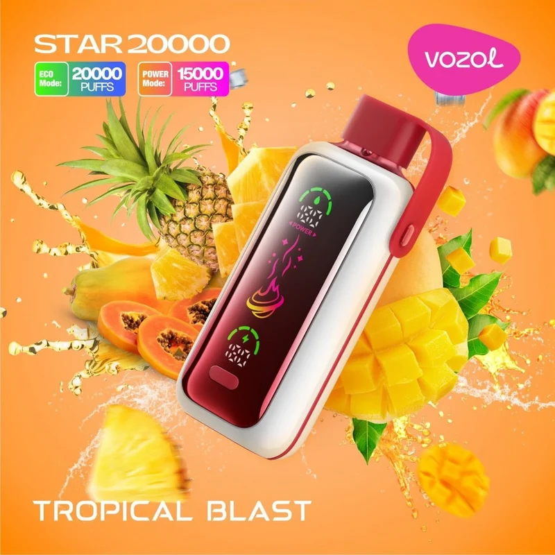 [Clearance Sale] Vozol Star 20000 Puffs Dual Power Wiederaufladbarer Einweg Kit - 💥 Nehme 4 Zahle NUR 3! + Ab einem Einkauf von 100€ 2 Mystery Gratis💥