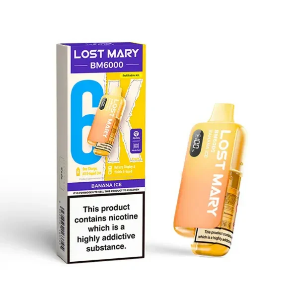 Lost Mary BM6000 Prefilled Pod Kit – Banana Ice