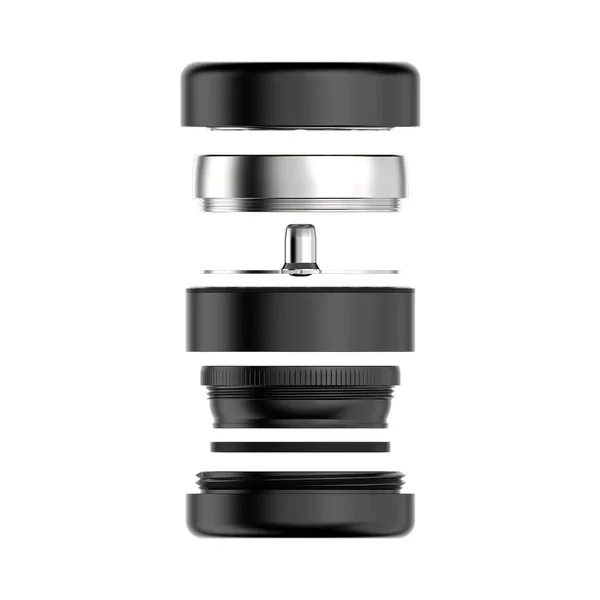Flower Mill Next-Gen Premium Grinder – Stainless Series – 66mm – 3-teilig