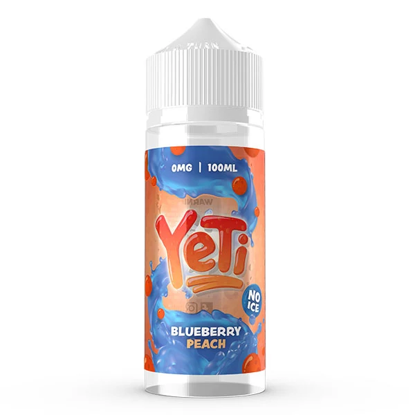 Yeti Defrosted – Blueberry Peach (No Ice) – 0 mg – 100 ml Shortfill E-Liquid