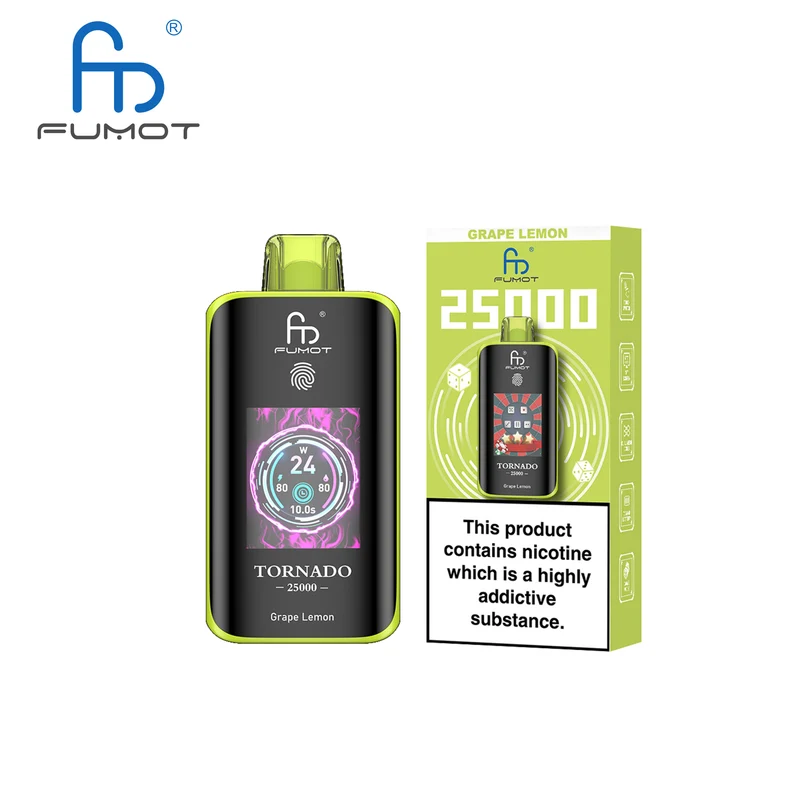[Clearance Sale] Fumot Randm Tornado 25000 25K Puffs Wiederaufladbares Einweg Kit (Touch Switch) - 💥 Nehme 4 Zahle NUR 3! + Ab einem Einkauf von 100€ 2 Mystery Gratis💥