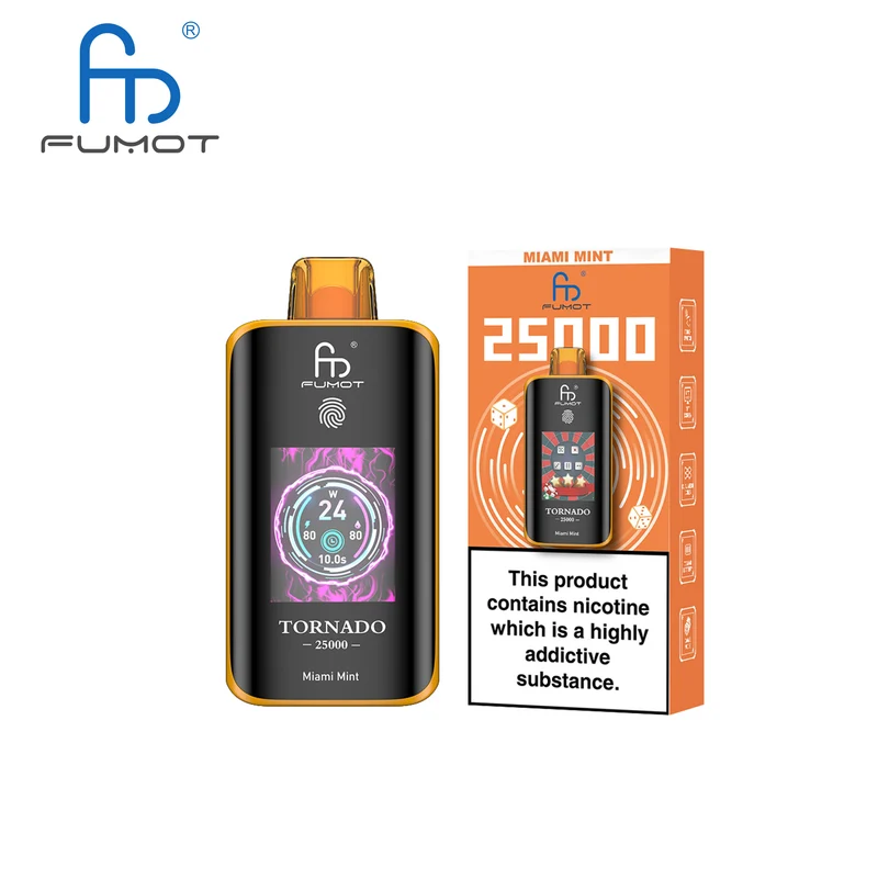 [Clearance Sale] Fumot Randm Tornado 25000 25K Puffs Wiederaufladbares Einweg Kit (Touch Switch) - 💥 Nehme 4 Zahle NUR 3! + Ab einem Einkauf von 100€ 2 Mystery Gratis💥
