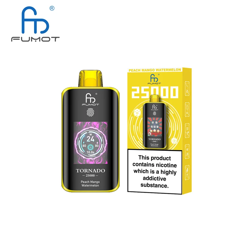 [Clearance Sale] Fumot Randm Tornado 25000 25K Puffs Wiederaufladbares Einweg Kit (Touch Switch) - 💥 Nehme 4 Zahle NUR 3! + Ab einem Einkauf von 100€ 2 Mystery Gratis💥