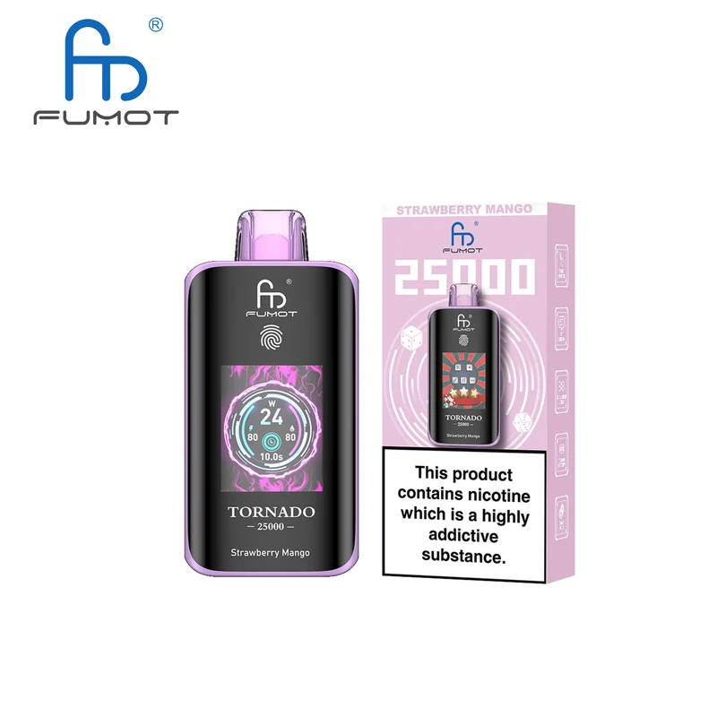 [Clearance Sale] Fumot Randm Tornado 25000 25K Puffs Wiederaufladbares Einweg Kit (Touch Switch) - 💥 Nehme 4 Zahle NUR 3! + Ab einem Einkauf von 100€ 2 Mystery Gratis💥