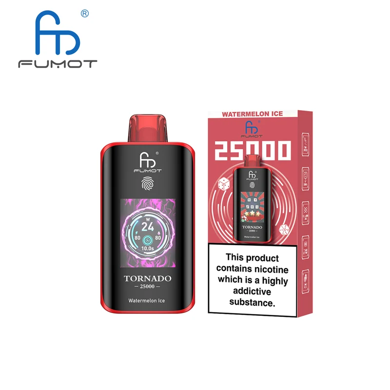 [Clearance Sale] Fumot Randm Tornado 25000 25K Puffs Wiederaufladbares Einweg Kit (Touch Switch) - 💥 Nehme 4 Zahle NUR 3! + Ab einem Einkauf von 100€ 2 Mystery Gratis💥