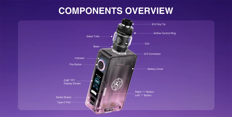 Lost Vape Centaurus N200 Kit mit Centaurus Sub Ohm Tank Verdampfer 5ml