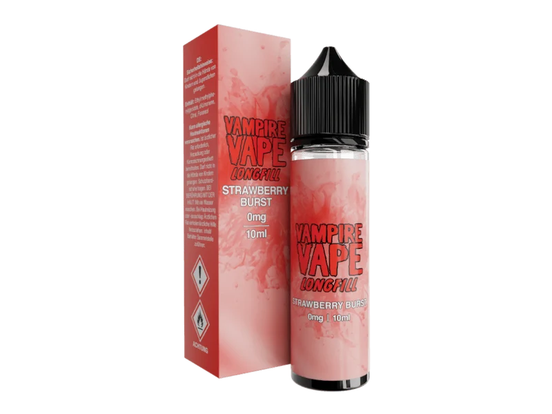 Vampire Vape - Strawberry Burst - Longfill Aroma 10ml (60ml Flasche)