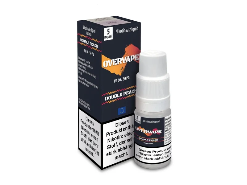 Overvape - Nikotinsalz Liquid - Double Peach