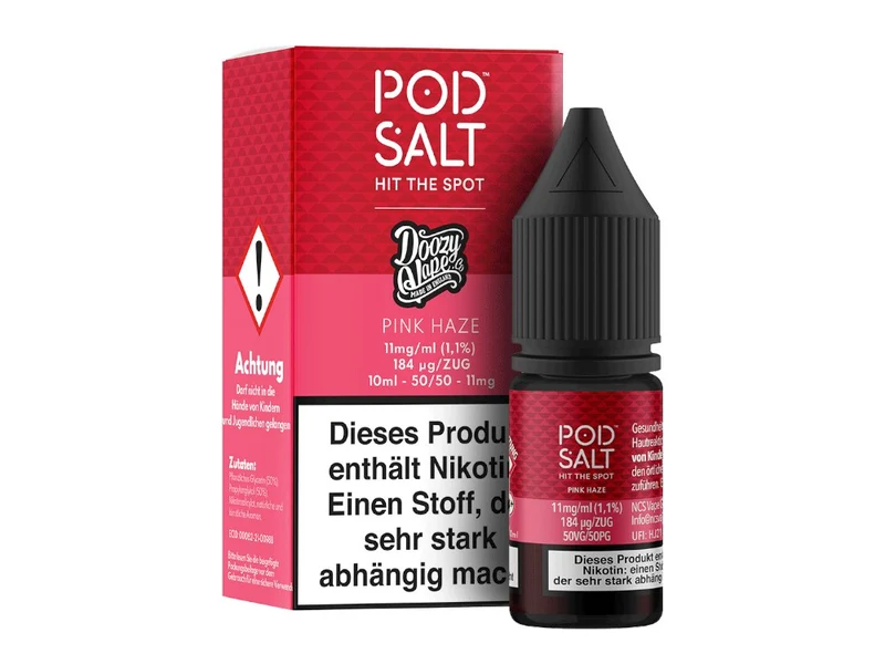 Pod Salt Fusion Pink Haze Nikotinsalz Liquid – Zitrone & Zitrusfrüchte