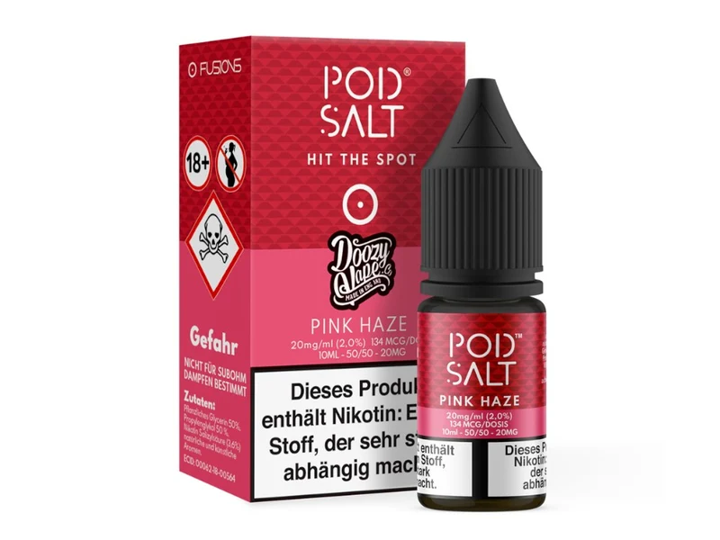 Pod Salt Fusion Pink Haze Nikotinsalz Liquid – Zitrone & Zitrusfrüchte