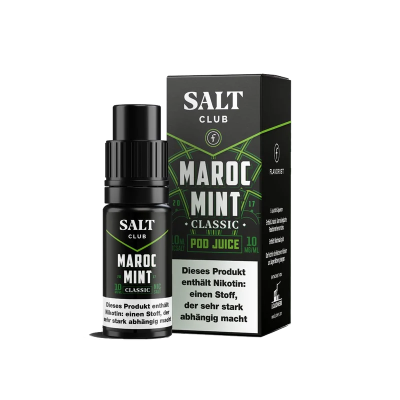 Salt Club - Flavorist Maroc Mint - Nikotinsalz Liquid - Classic