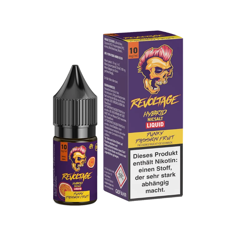 Revoltage - Hybrid Nikotinsalz Liquid - Punky Passion Fruit