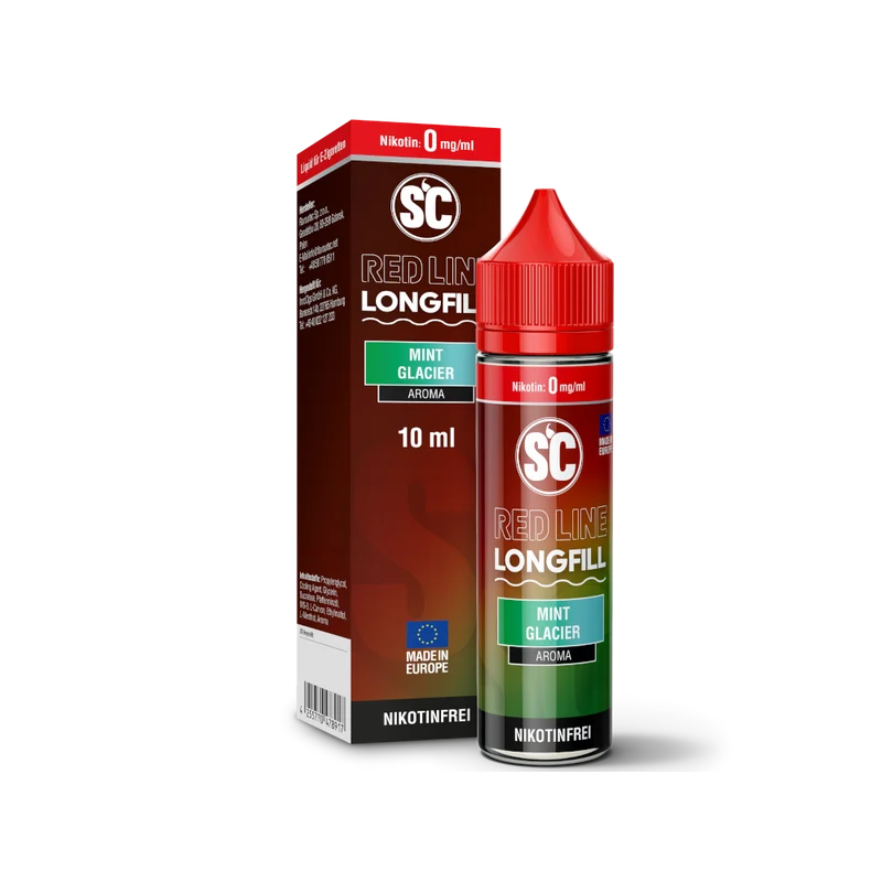 SC Red Line Mint Glacier Longfill Aroma – 10 ml Konzentrat mit Frische