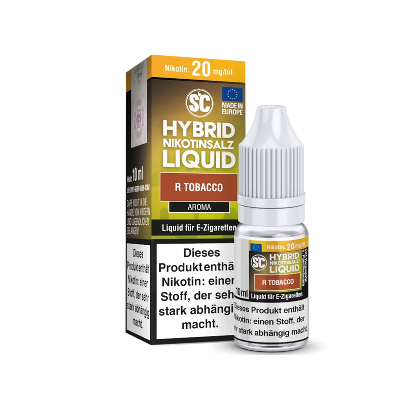 SC Hybrid Nikotinsalz Liquid R Tobacco – Herber Tabak Geschmack 10 ml