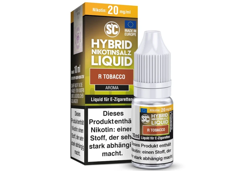 SC Hybrid Nikotinsalz Liquid R Tobacco – Herber Tabak Geschmack 10 ml