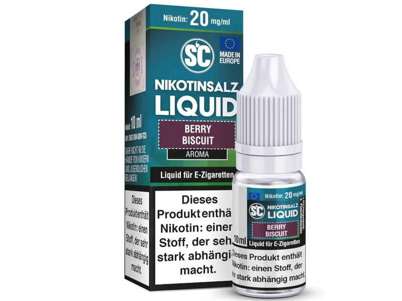 SC Berry Biscuit Nikotinsalz Liquid – Beeren & Keksteig Aroma – 10ml