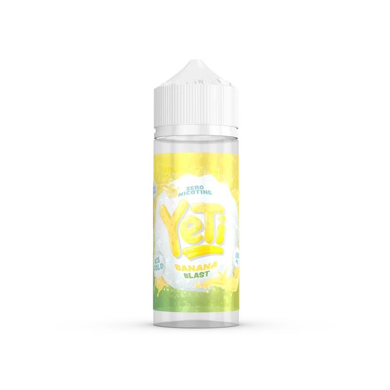 Yeti Ice Cold Banana Blast – 0 mg – 100 ml Shortfill E-Liquid