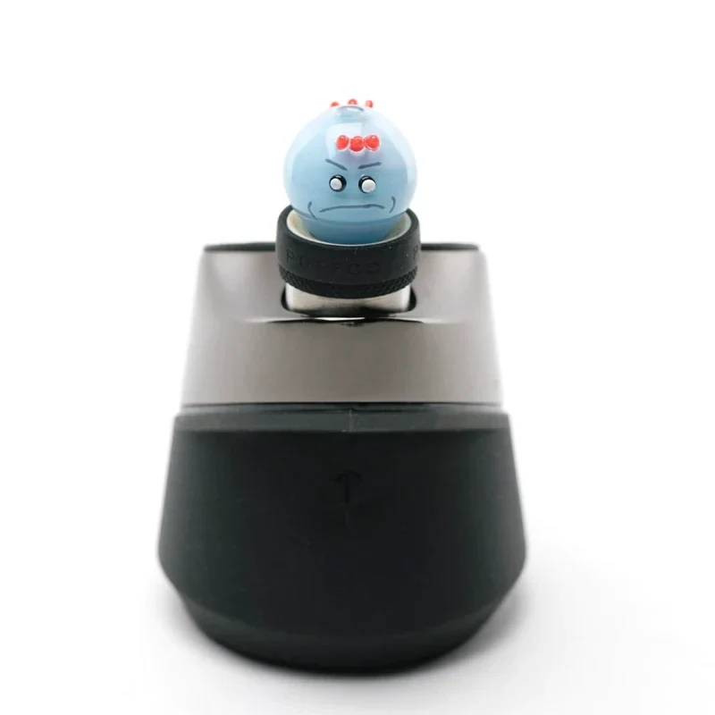 Empire Glassworks Puffco Peak Bubble Cap – Blue Twins