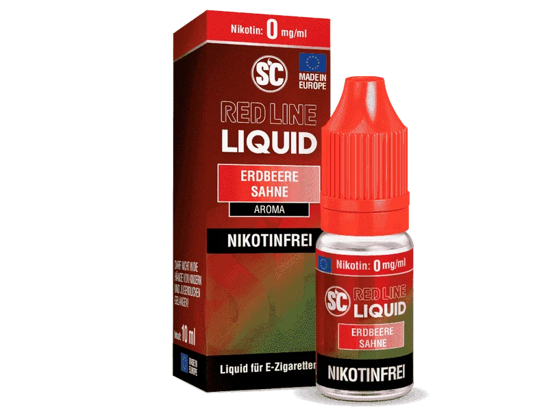 SC Red Line Erdbeere Sahne Nikotinsalz Liquid