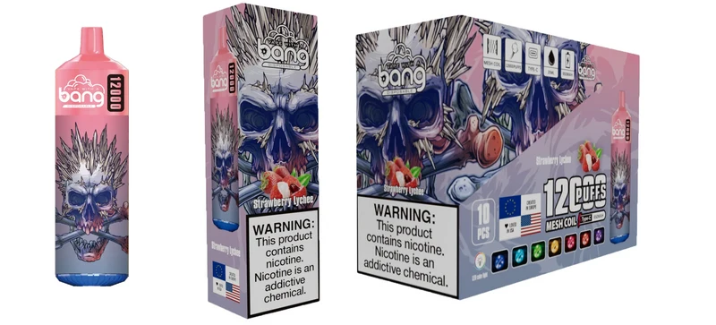 Bang 12000 Puffs Wiederaufladbares Einweg Kit 10 Stück/Packung