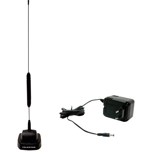 Telestar Starflex T4 Plus Aktive DVB-T/T2-Stabantenne Innenbereich Verstärkung: 18 dB Schwarz