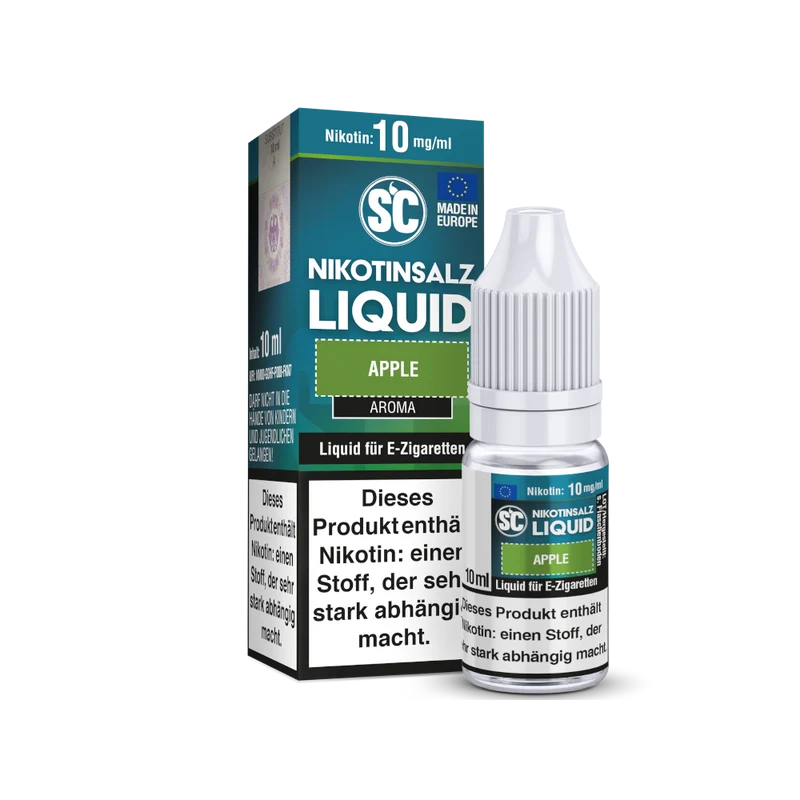 SC Apple Nikotinsalz Liquid – Fruchtiger Apfel Geschmack – 10ml E-Liquid
