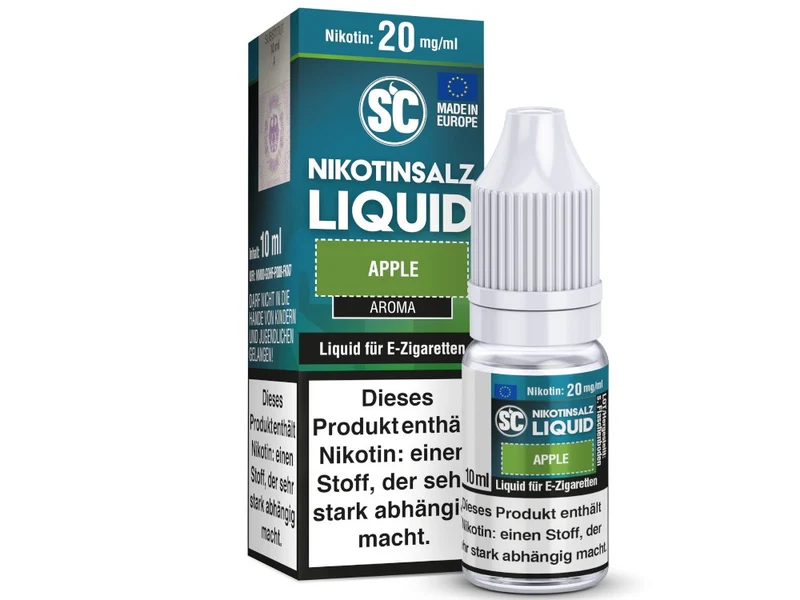SC Apple Nikotinsalz Liquid – Fruchtiger Apfel Geschmack – 10ml E-Liquid
