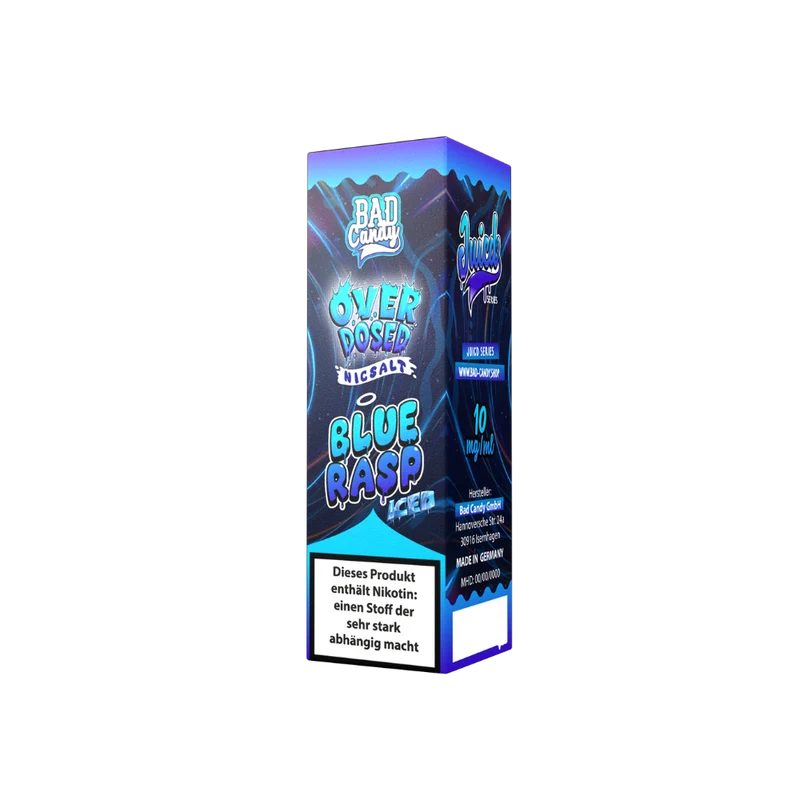 Bad Candy Liquids - Juicd - Nikotinsalz Liquid - Blue Rasp
