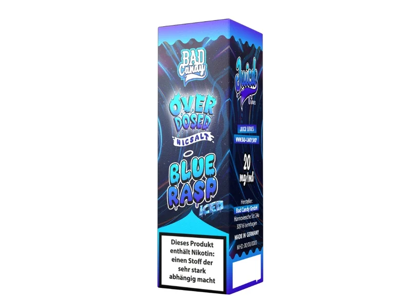 Bad Candy Liquids - Juicd - Nikotinsalz Liquid - Blue Rasp