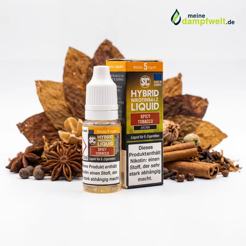 SC Spicy Tobacco Hybrid Nikotinsalz Liquid - Tabak Aroma 10ml