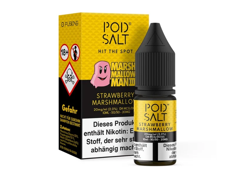 Pod Salt Fusion Marshmallow Man 3 Nikotinsalz Liquid – Erdbeere, Marshmallow