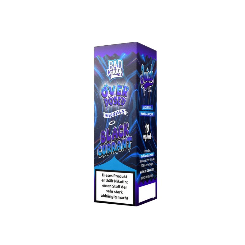 Bad Candy Liquids - Juicd - Nikotinsalz Liquid - Blackcurrant