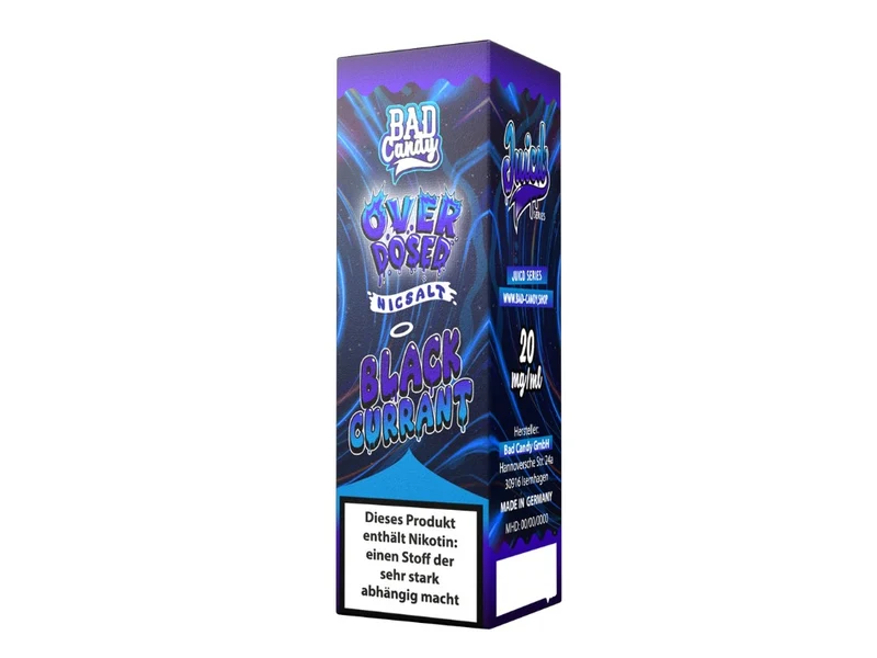Bad Candy Liquids - Juicd - Nikotinsalz Liquid - Blackcurrant
