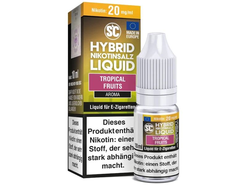 SC Tropical Fruits Hybrid Nikotinsalz Liquid - 10ml E-Liquid Fruchtig