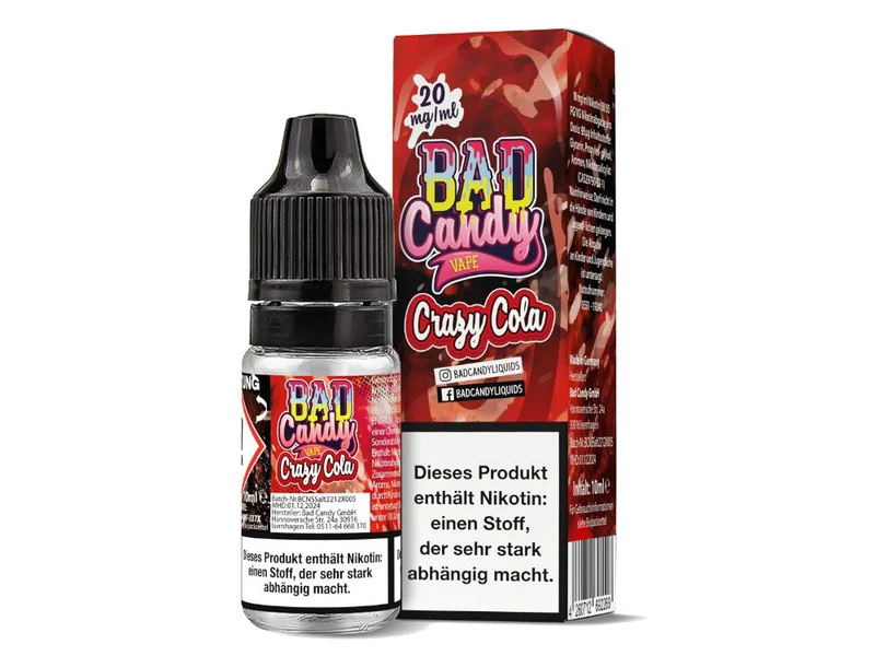 Bad Candy Liquids - Crazy Cola - Nikotinsalz Liquid
