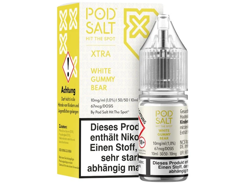 Pod Salt X Nikotinsalz Liquid White Gummy Bear – Ananas Fruchtgummi 10ml