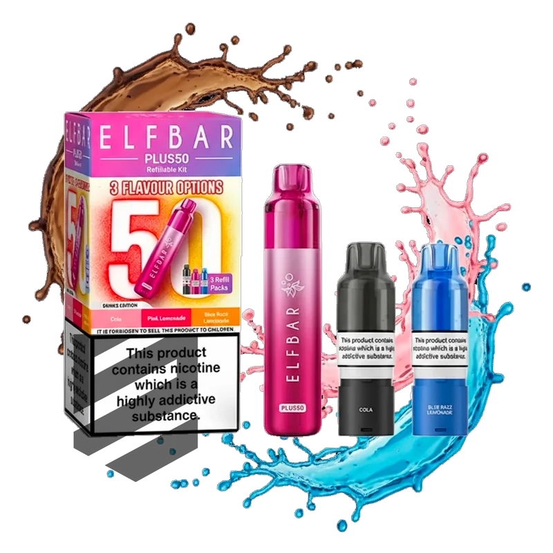 Elf Bar - Plus 50 - Starterset - Drinks Edition