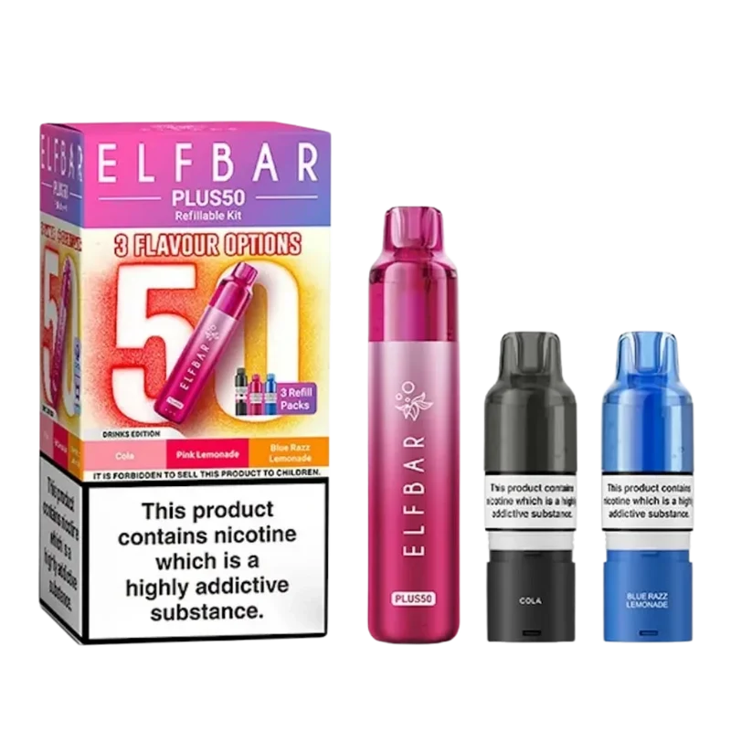 Elf Bar - Plus 50 - Starterset - Drinks Edition