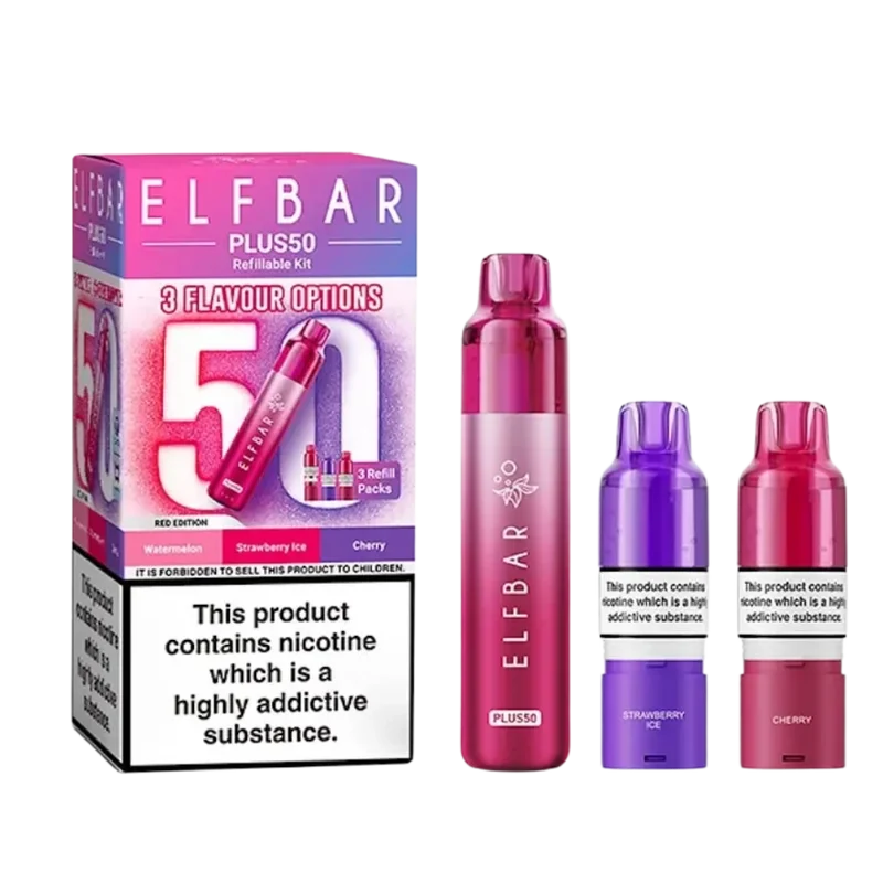 Elf Bar - Plus 50 - Starterset - Red Edition
