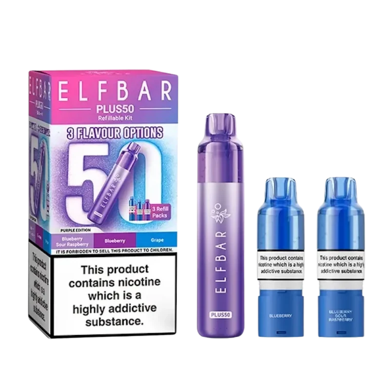Elf Bar - Plus 50 - Starterset - Purple Edition
