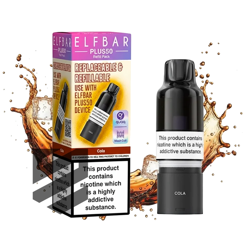 Elf Bar - Plus 50 - Pod & Refill - Cola