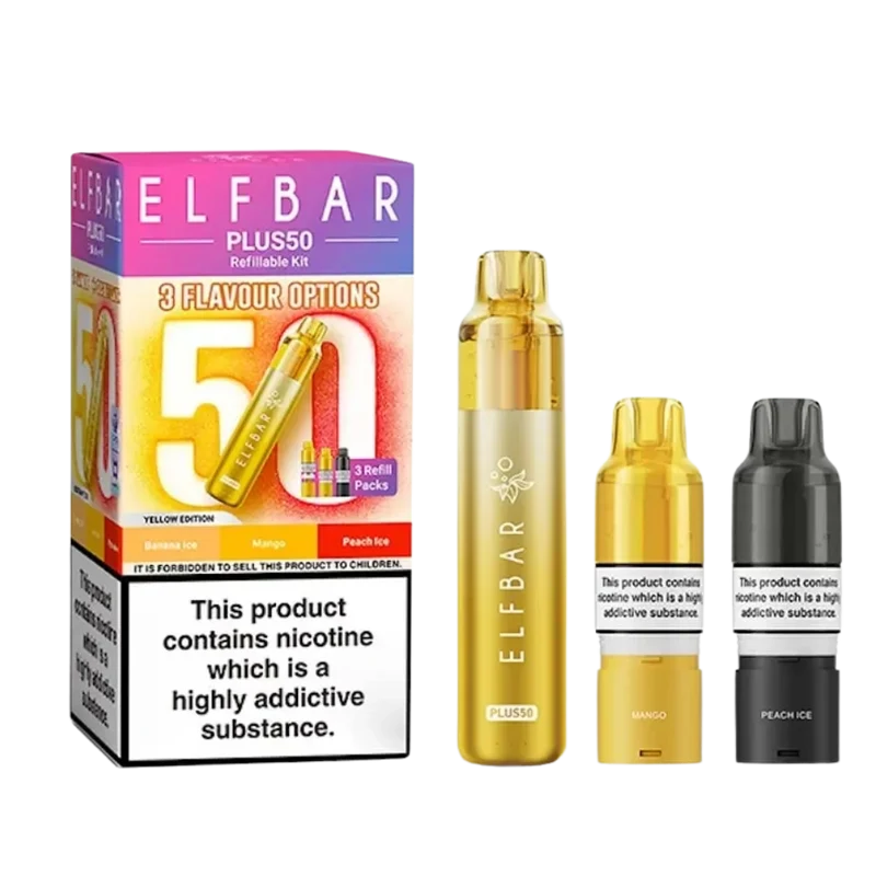 Elf Bar - Plus 50 - Starterset - Yellow Edition